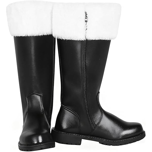 Amazon.com | Helltaker Mens Women Christmas Santa Claus Boots Wide