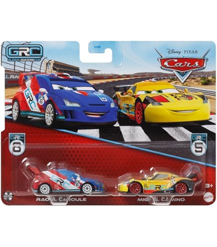Amazon.com: Cars Disney Pixar Pack 2 Metal Cars 1:55 - Jackson