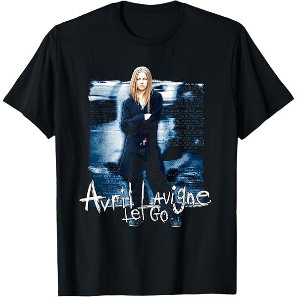 Amazon.com: Official Avril Lavigne Let Go Spraypaint T-Shirt