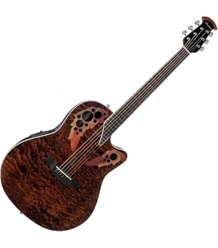 Amazon.com: Ovation Celebrity Elite Plus Figured Koa Top Acoustic