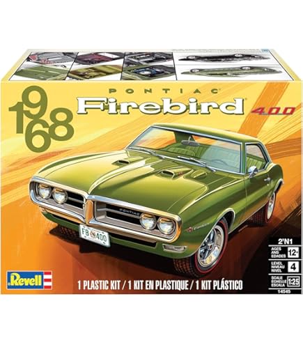 Amazon.com: M2 1968 Pontiac Firebird 400 H.O. #1 Carousel Red with