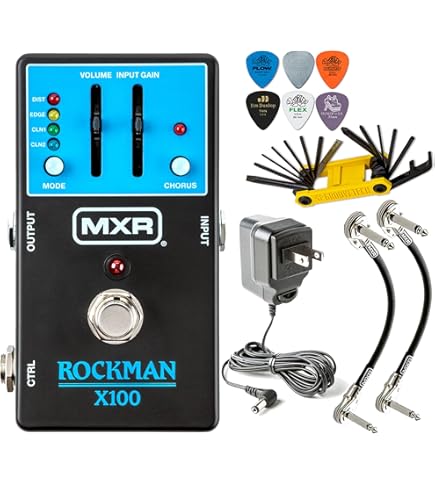 Amazon.com: MXR® Rockman® X100™ Analog Tone Processor : Musical