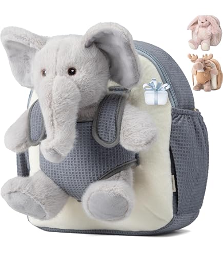 Amazon.com: Unipak Elephant Plush Backpack 19