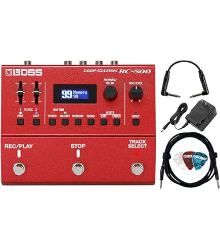 Amazon.com: Boss RC-500 Loop Station Bundle with Gearlux