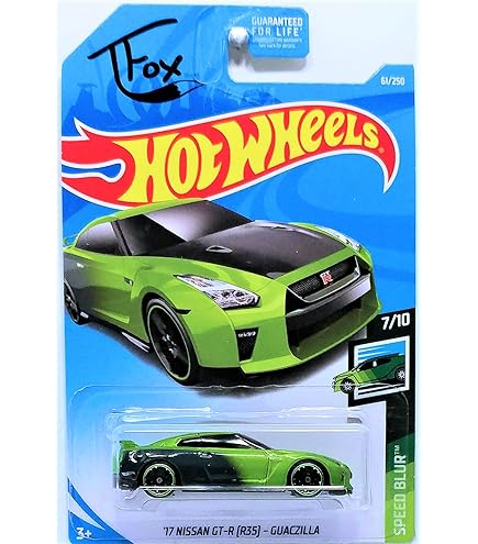 Amazon.com: Hot Wheels 2021 - '17 Nissan GT-R (R35) - Gray - Then