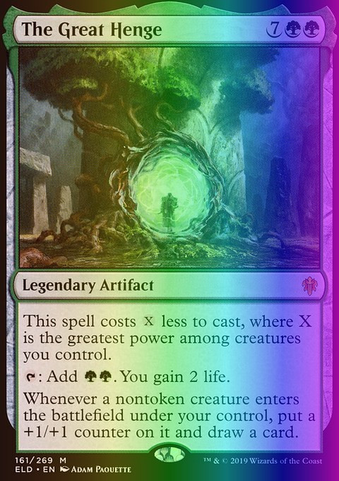 MTG Magic the Gathering The Great Henge (161/533) Throne of