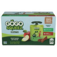 Gogo Squeez Apple-Cinnamon Variety Pack - 0.198 Pound - 20 Count