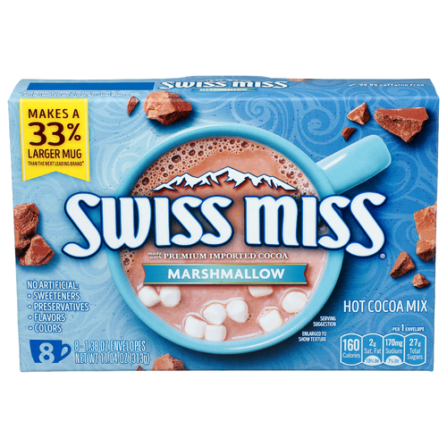 Swiss Miss Marshmallow Hot Cocoa Mix - 1.38 Ounce - 8 Count
