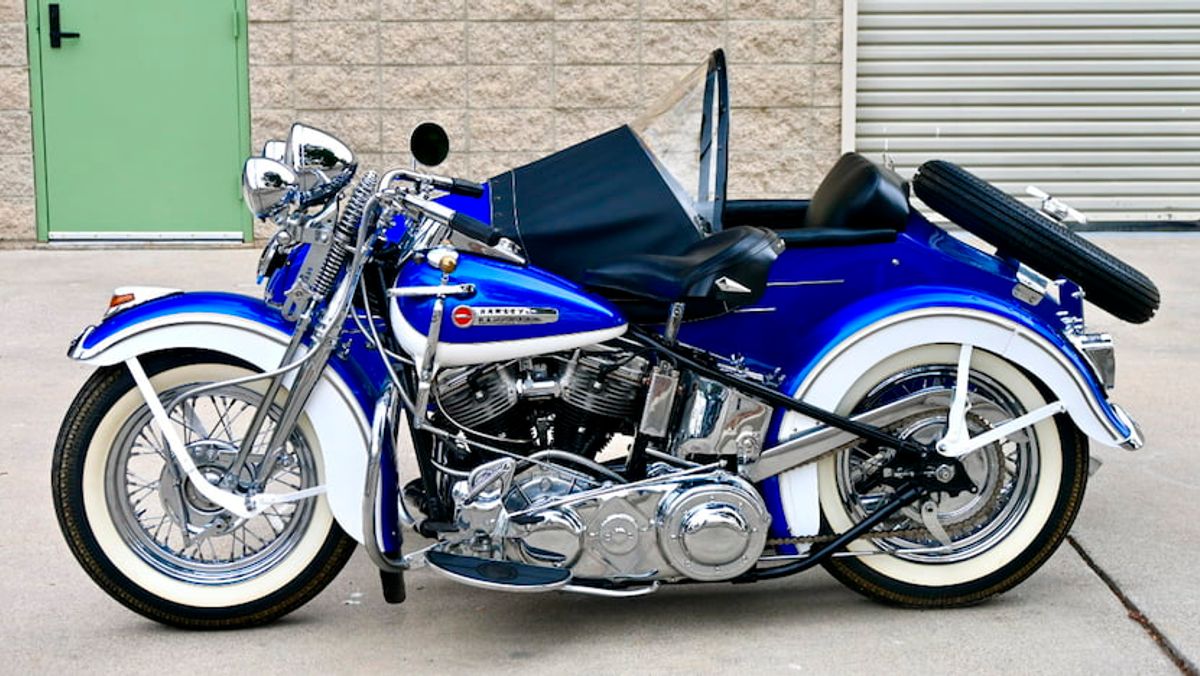 1948 Harley-Davidson El Panhead With Sidecar VIN: 48EL1562