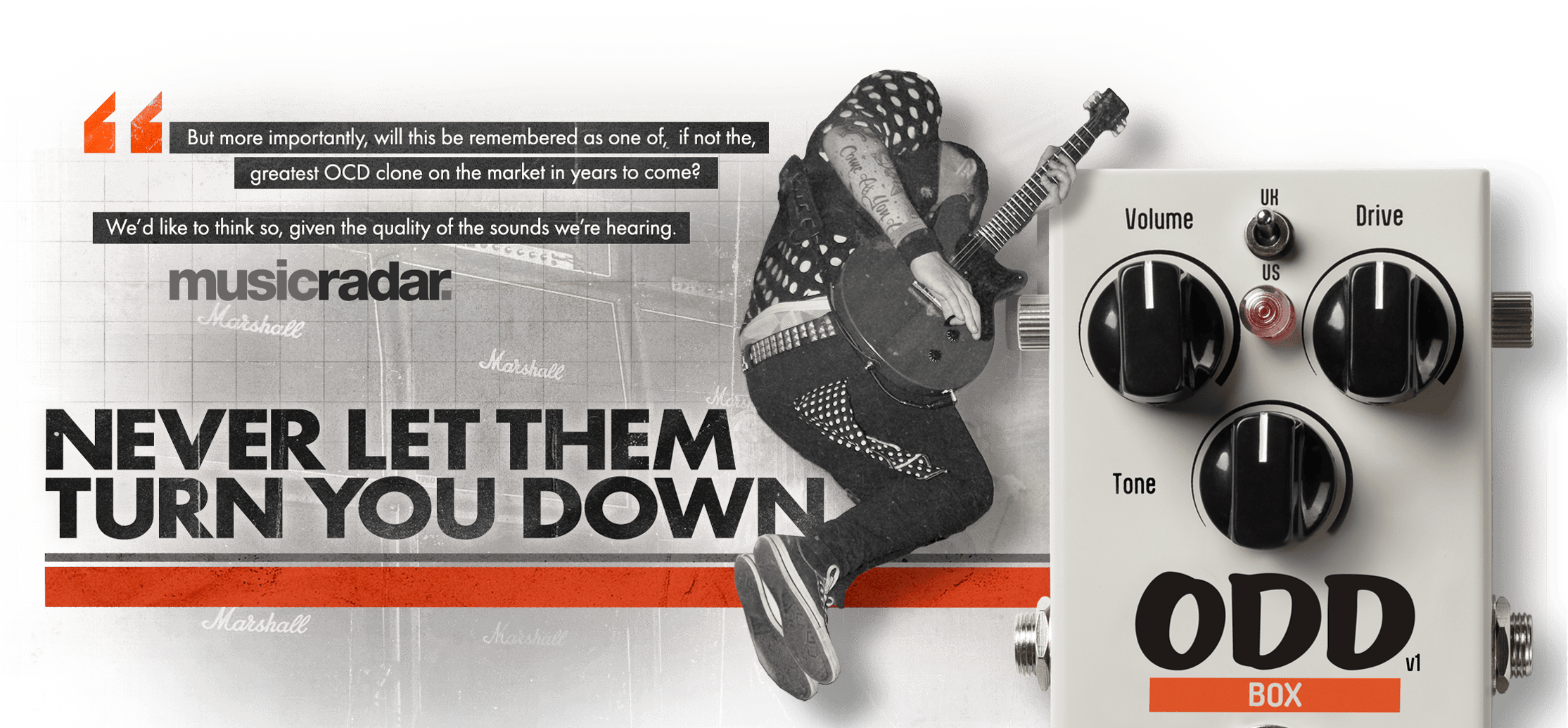 Warm Audio ODD Box V1 Hard-Clipping Overdrive Pedal