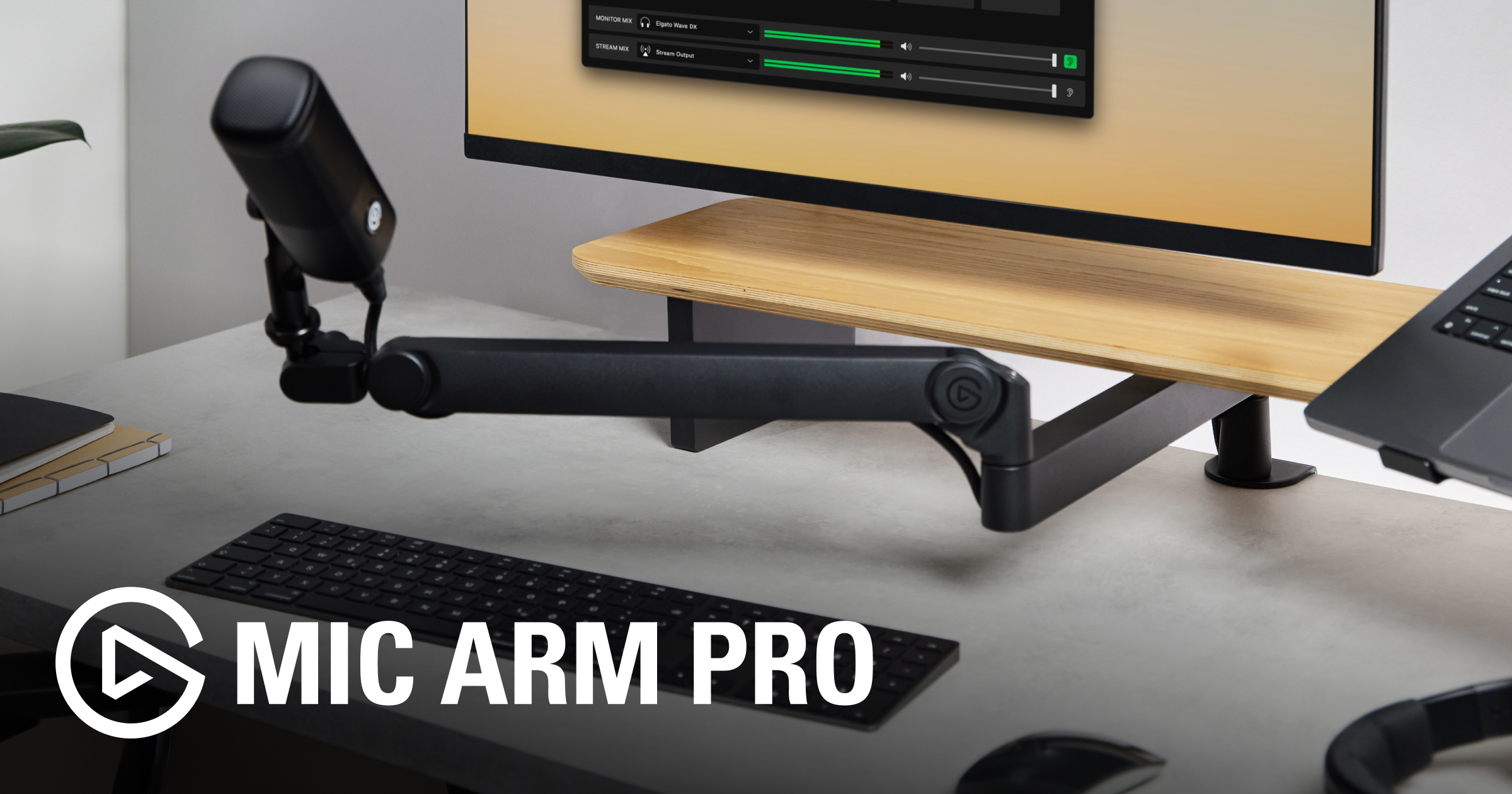 Wave Mic Arm Pro - ブラック | Elgato