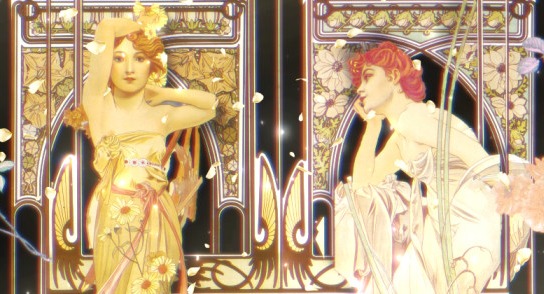 ミュシャの世界に体ごと包まれる。没入型「アール・ヌーヴォーの女神