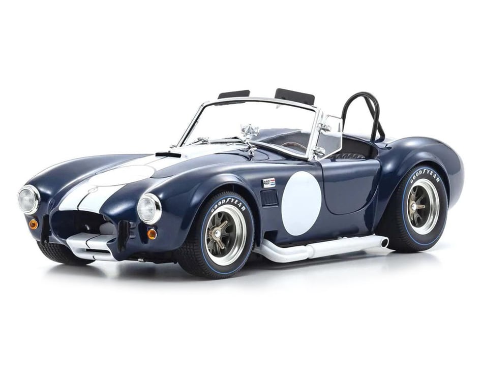 Kyosho 1/18 Shelby Cobra 427 S/C Diecast Model (Dark Blue