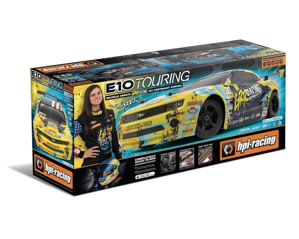 HPI E10 Michele Abbate TA2 Camaro RTR 1/10 Electric 4WD On-Road