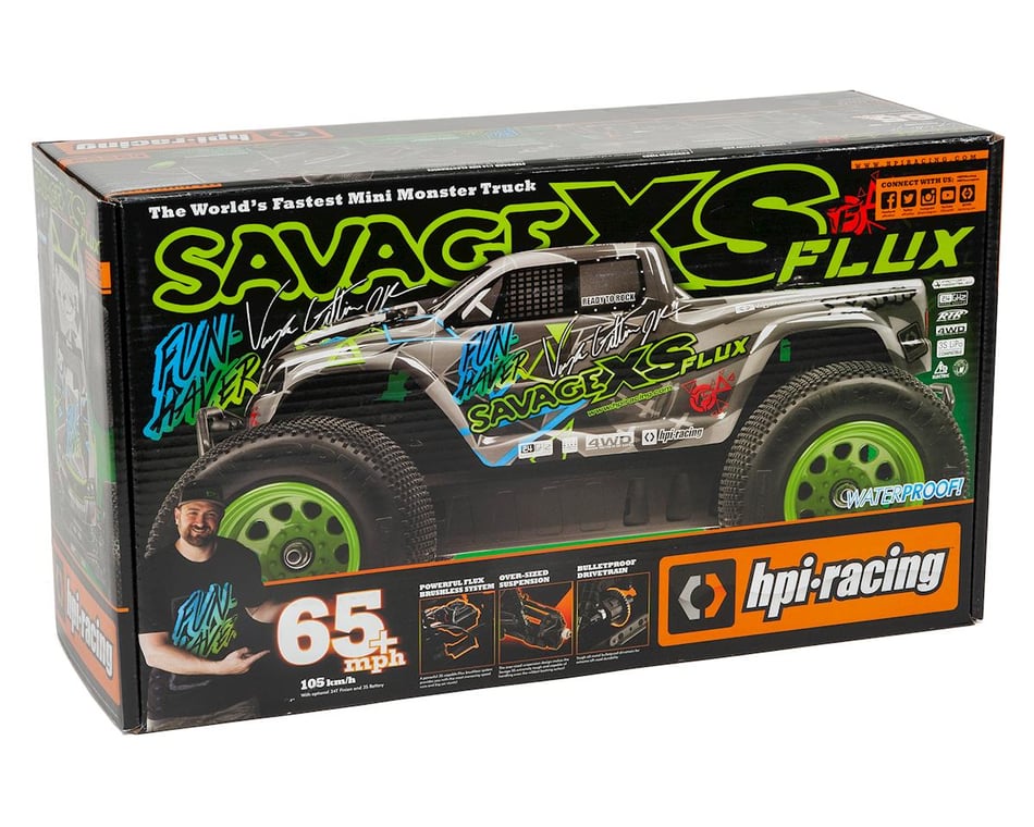 HPI Savage XS Flux Vaughn Gittin Jr RTR Mini Monster Truck