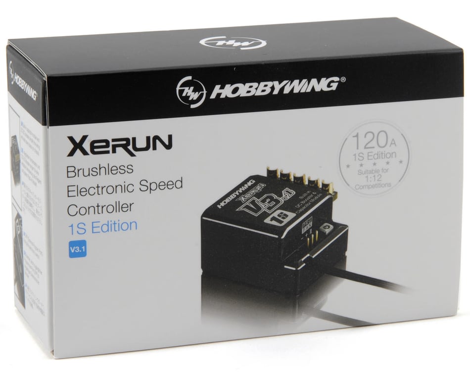 Hobbywing Xerun 120A V3.1 1/12 Scale Sensored Brushless ESC (1S