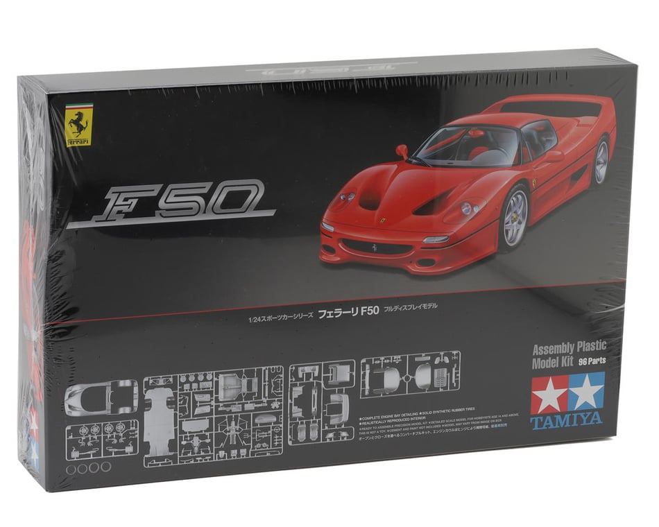Tamiya 1/24 Ferrari F50 Sports Car Model Kit [TAM24296] - HobbyTown