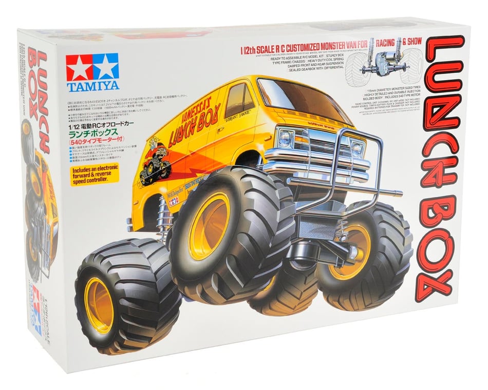 Tamiya Lunch Box 2WD 1/12 Electric Monster Truck Kit [TAM58347
