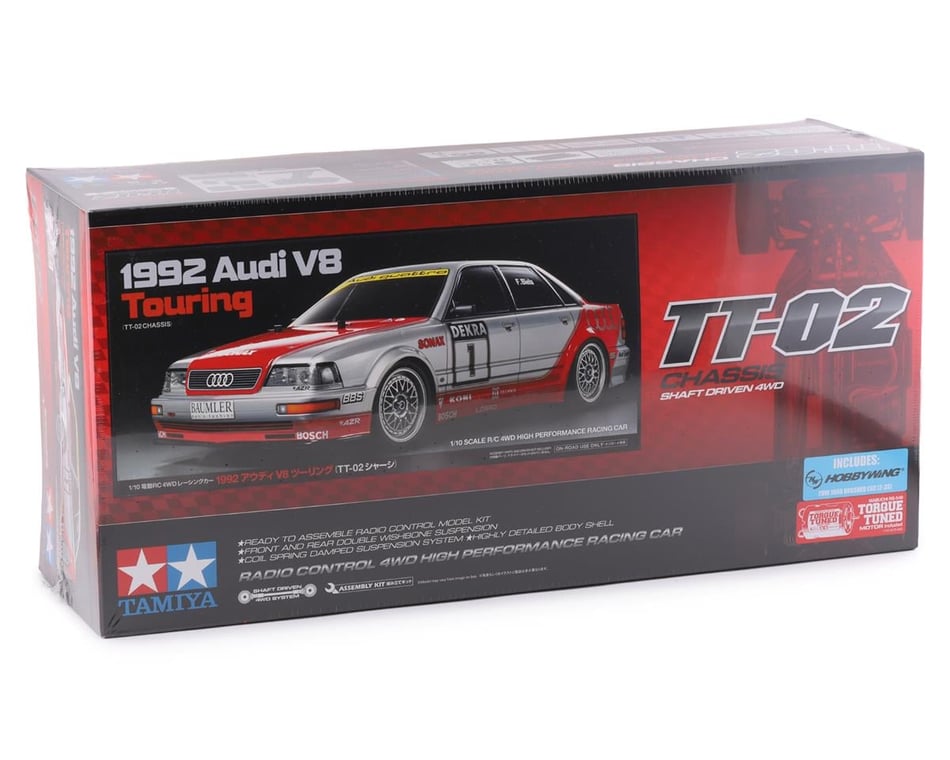 Tamiya 1992 Audi V8 Touring 1/10 4WD Electric Touring Car Kit (TT