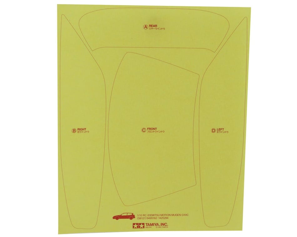 Tamiya Castrol Honda Civic VTi Body Set (Clear) [TAM51421] - HobbyTown