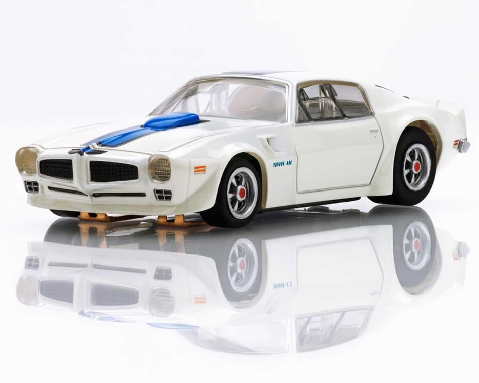 AFX 1970 Firebird Trans Am HO Scale Slot Car (White/Blue