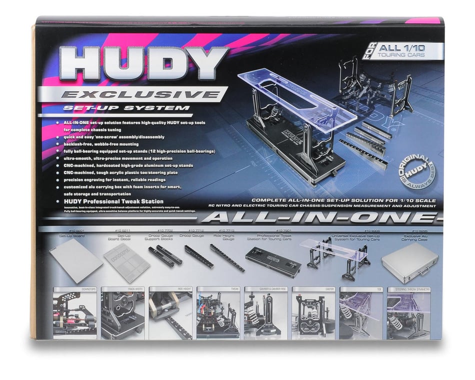 Hudy All-In-One Set-Up Solution For 1/10th Touring Cars [HUD108255