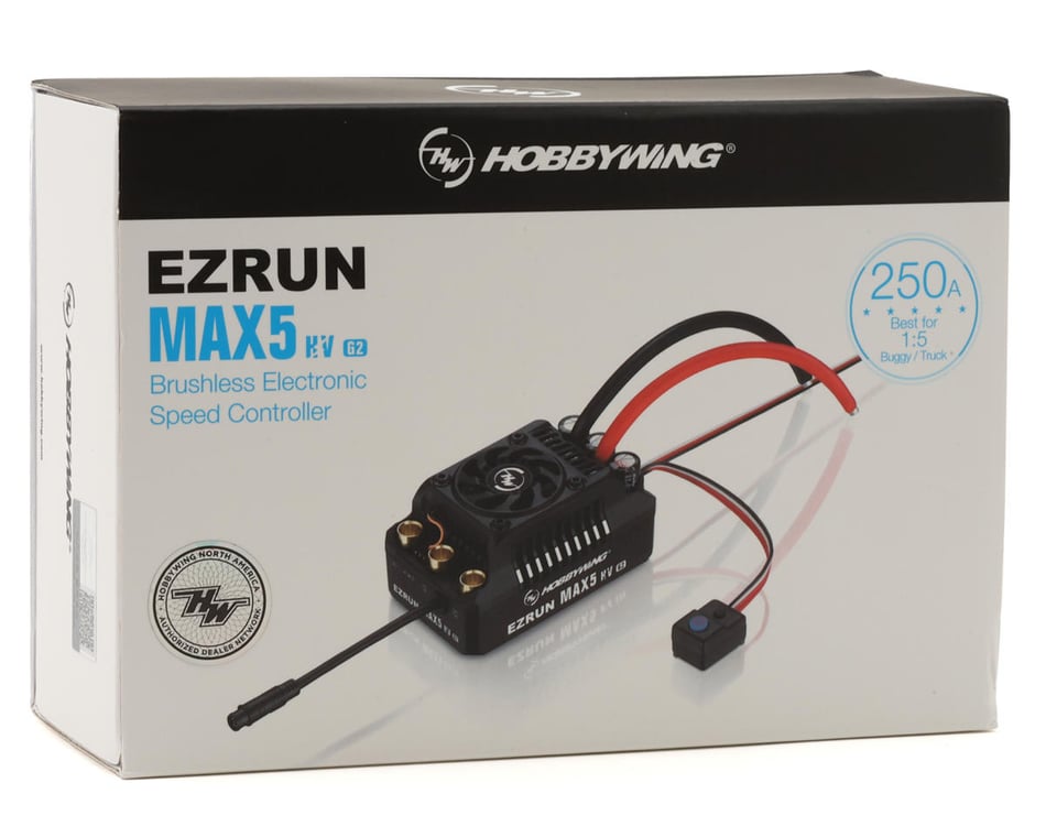 Hobbywing EZRun MAX5 HV G2 1/5 Scale Waterproof Brushless ESC