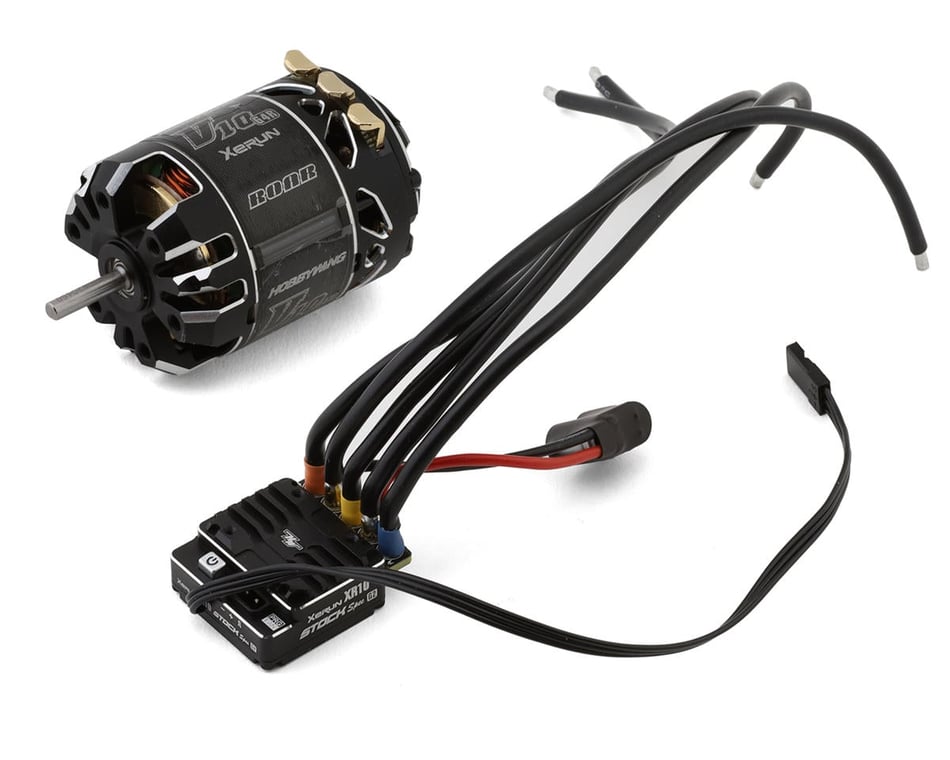 Hobbywing XR10 Stock Spec G2 Sensored Brushless ESC/V10 G4R Motor