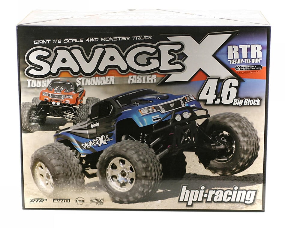 HPI 1/8 Savage X 4.6 Big Block RTR Monster Truck [HPI867] - AMain
