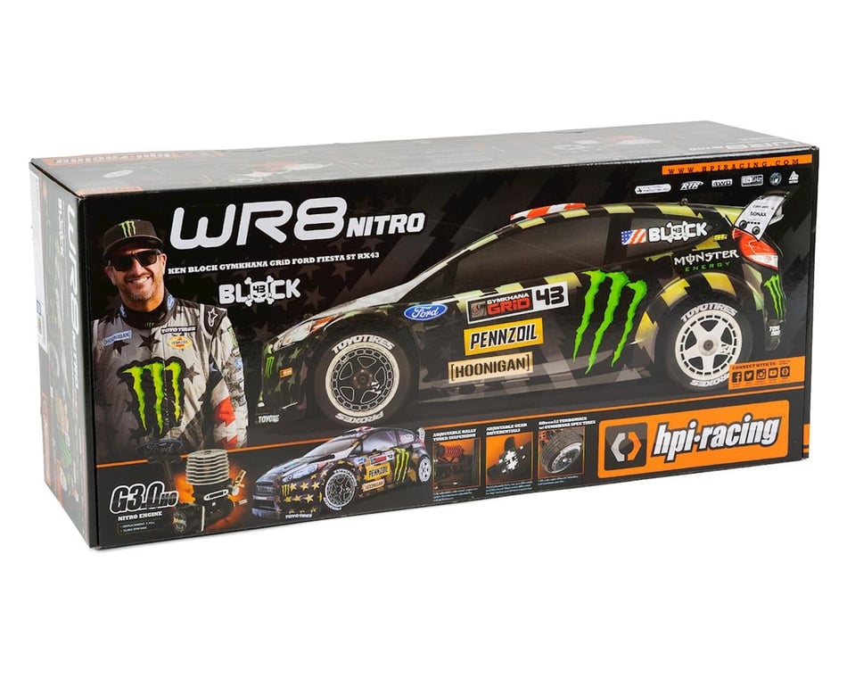 HPI WR8 Nitro Ken Block Gymkhana Ford Fiesta ST RX43 RTR 1/8 4WD