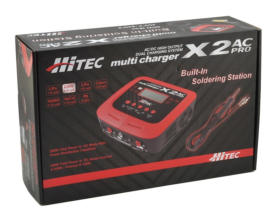 Hitec X2 AC Pro AC/DC Multi-Charger [HRC44238] - AMain Hobbies