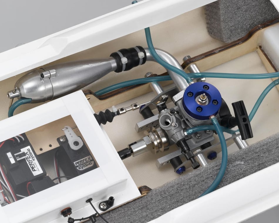 Kyosho & DENT: Kyosho GP Twinstorm 800 VE36 Readyset Nitro Boat w