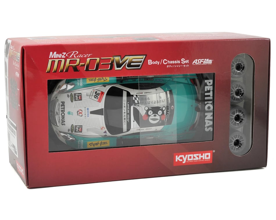 Kyosho MR-03VE ARR Mini-Z Racer Chassis Set w/Petronas Toms SC430