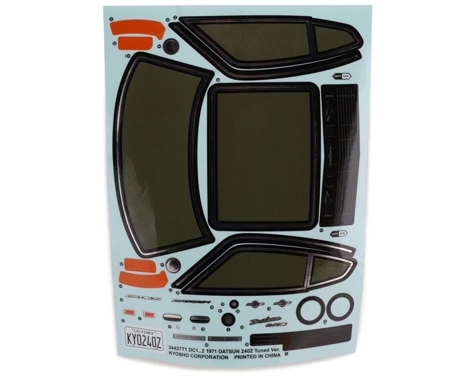 Kyosho Fazer Mk2 1971 Datsun 240Z Tuned Version Body Set (Clear