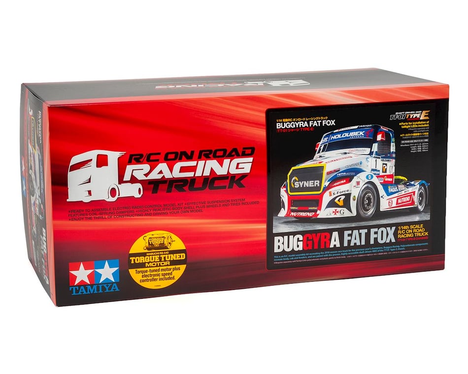 Tamiya Buggyra Fat Fox 1/14 4WD On-Road Euro Truck Kit (TT-01