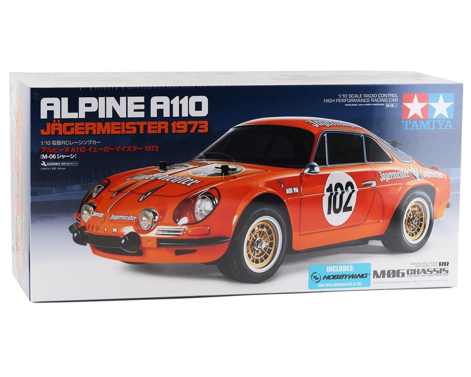 Tamiya 1/10 Alpine A110 1973 Jager Meister Electric 2wd On-Road
