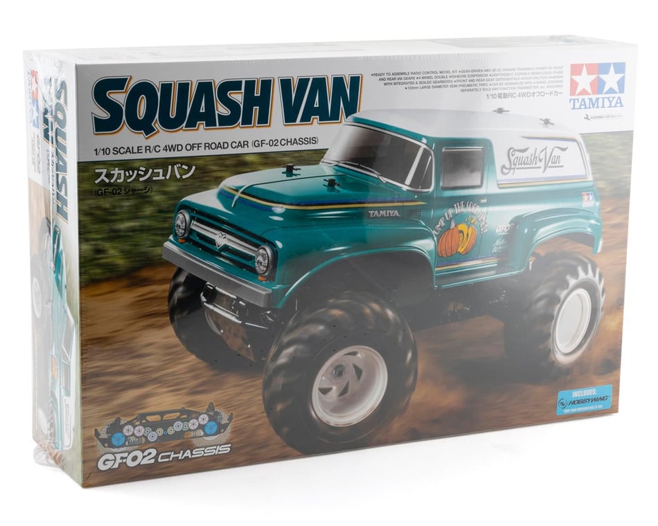Tamiya Squash Van 4WD Monster Truck Kit (GF-02) [TAM58725-60A