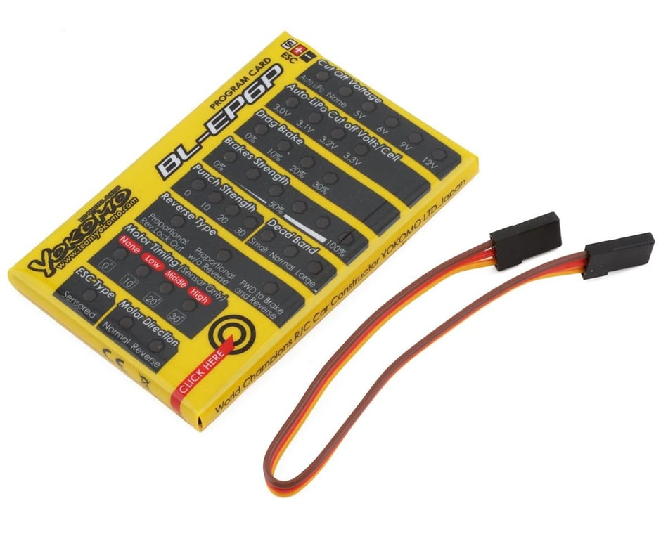 Yokomo BL-EP6 Racing Brushless Sensored/Sensorless ESC Speed