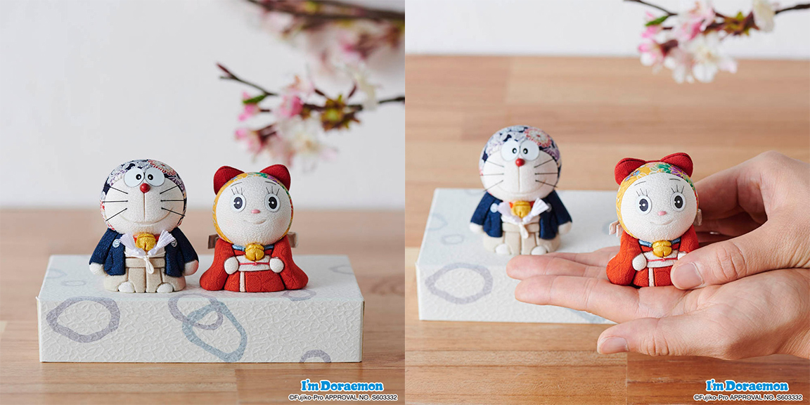ドラえもん』やテディベアブランド『シュタイフ』のひな人形発売中
