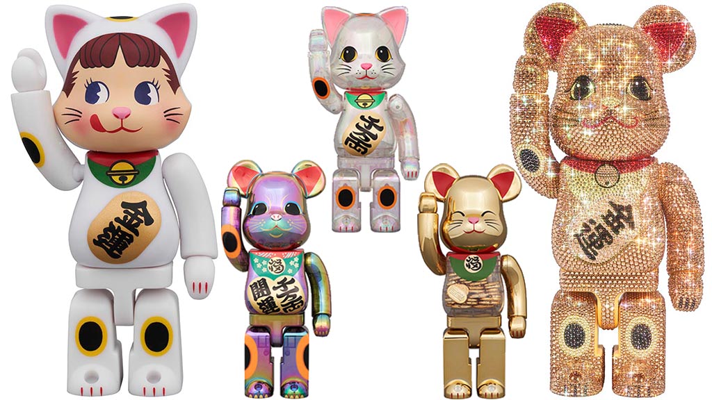 ベアブリック＆ニャーブリックがゴージャスに輝く！ 春の招き猫祭り