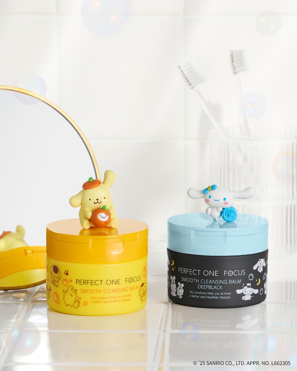 シナモロール＆ポムポムプリン】「パーフェクトワンフォーカス」コラボ