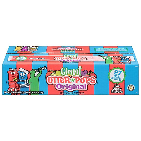 Otter Pops Ice Pops - 27-5.5 Oz - jewelosco