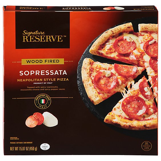 Signature Reserve Pizza Wood Fired Sopressata 15.87 Oz - 15.87OZ