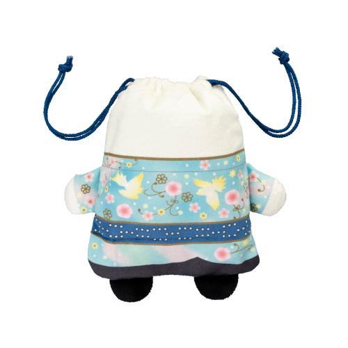 ANAオリジナル＞YUZU フライトベア巾着（天と地と）