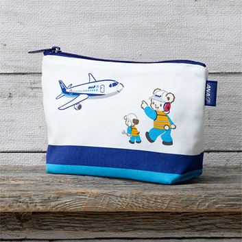 ANAオリジナル＞familiar for ANA 舟形ポーチ（空港のおしごと）