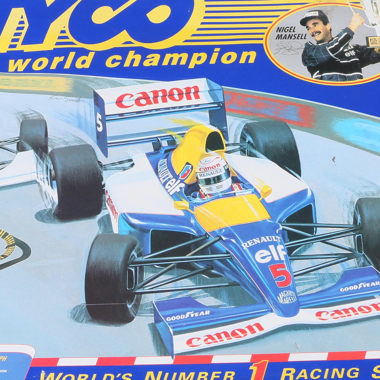 CAR TRACK, Nigel Mansell Formula Tyco World Champion. Toys - Auctionet