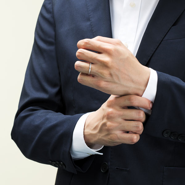 PT950 ルリエ リング 3.0mm 4-14｜結婚指輪（マリッジリング