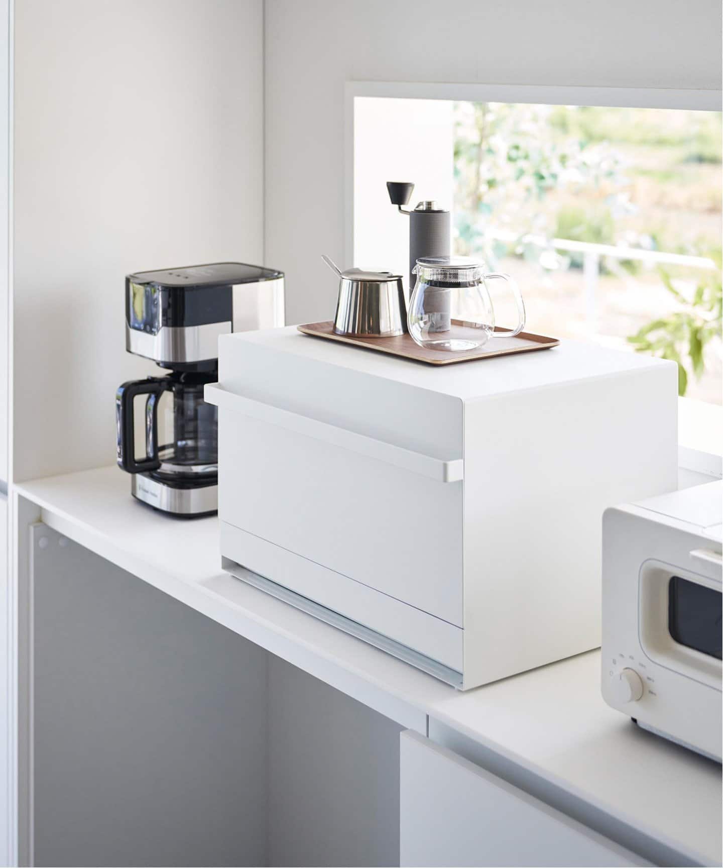 WEB限定予約》【tower/タワー】ブレッドケース 引き出し型 2段（食器