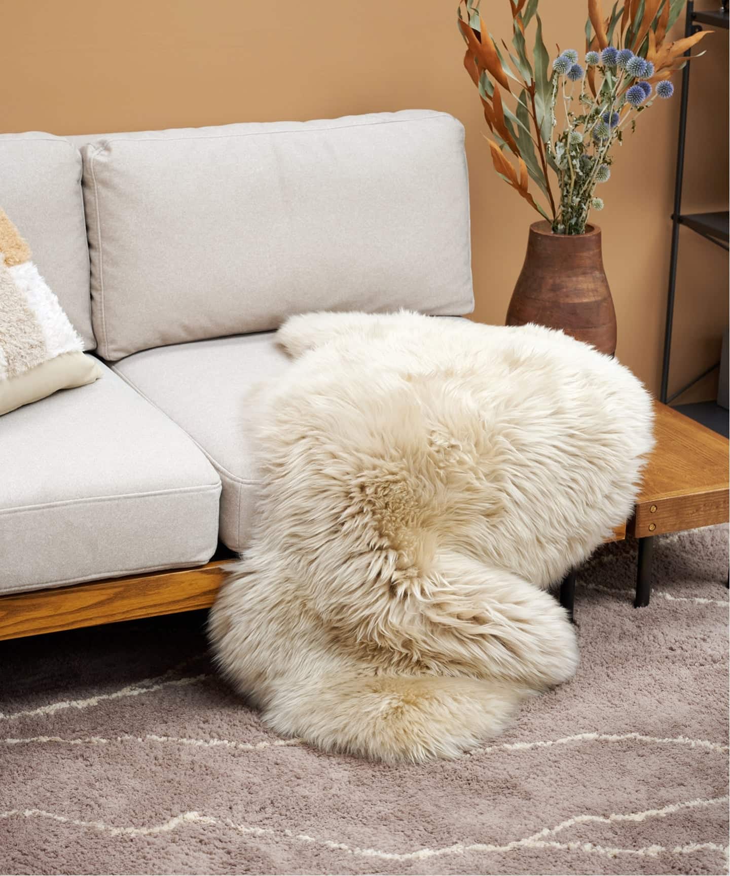 SHEEPSKIN シープスキン ラグ 90×60cm（ラグ・マット）｜JOURNAL
