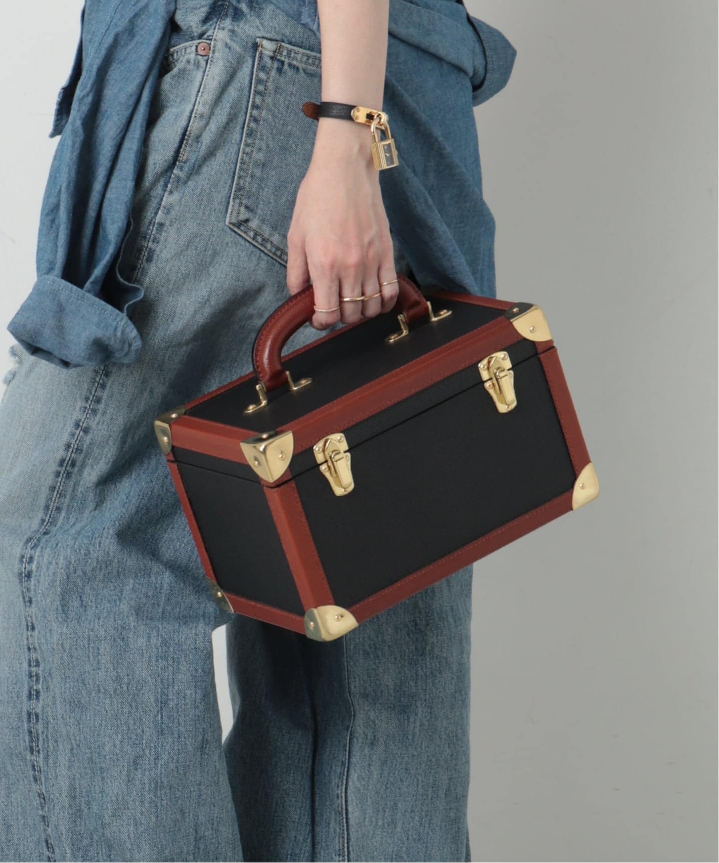 VINTAGE BOTTEGA VENETA/ボッテガ ヴェネタ】makeup box（ハンドバッグ